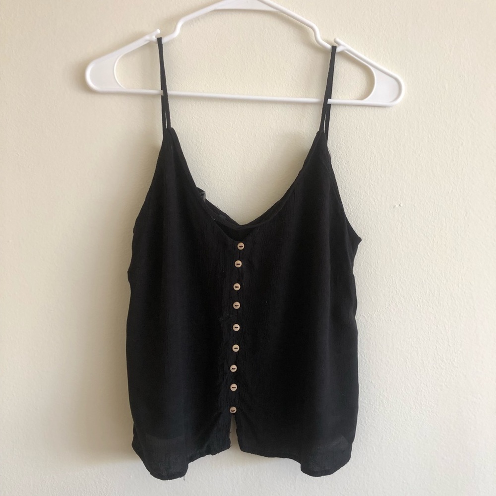 Buttoned Tank Top
